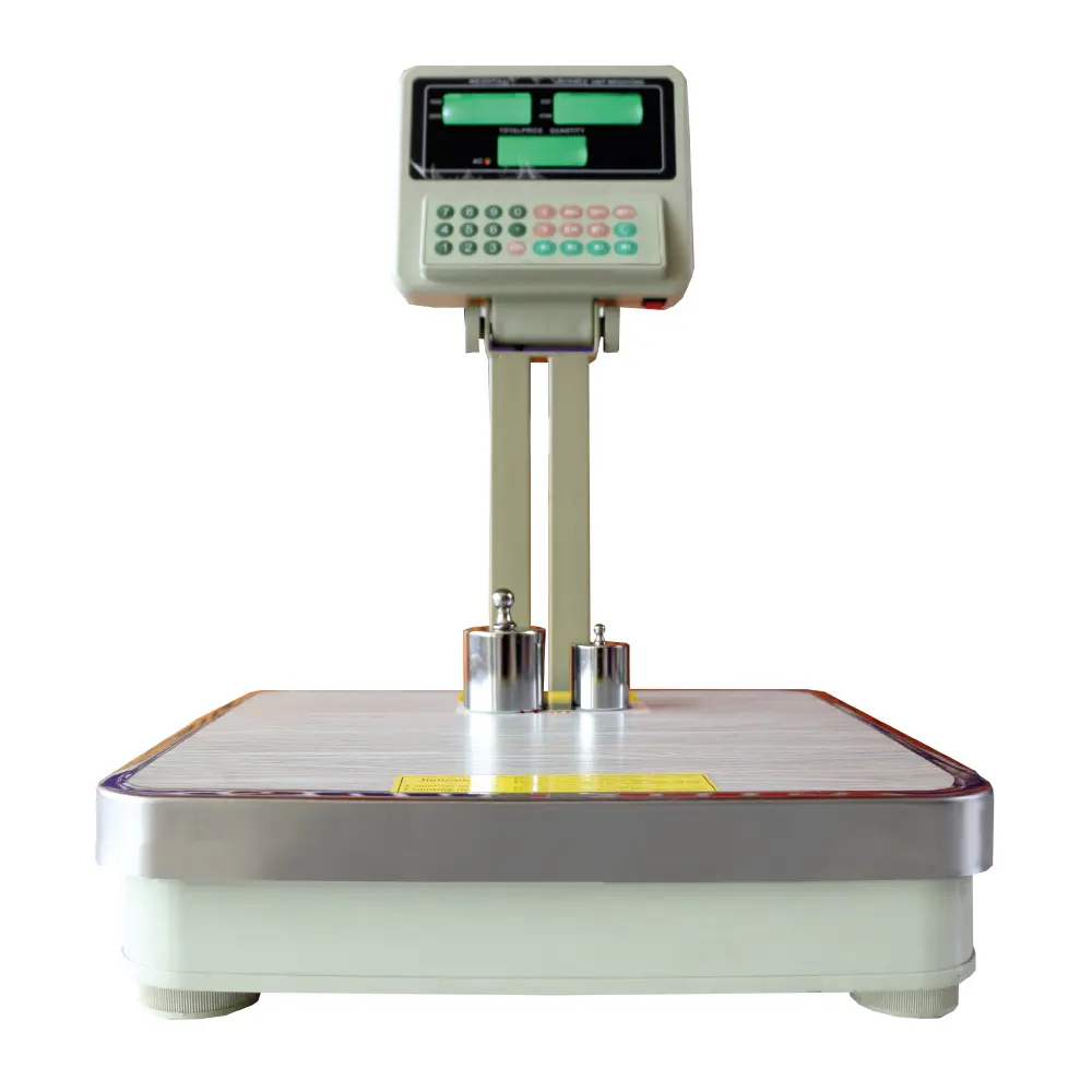 Balanza Electrónica comercial QUA con torre central de 60 Kilos