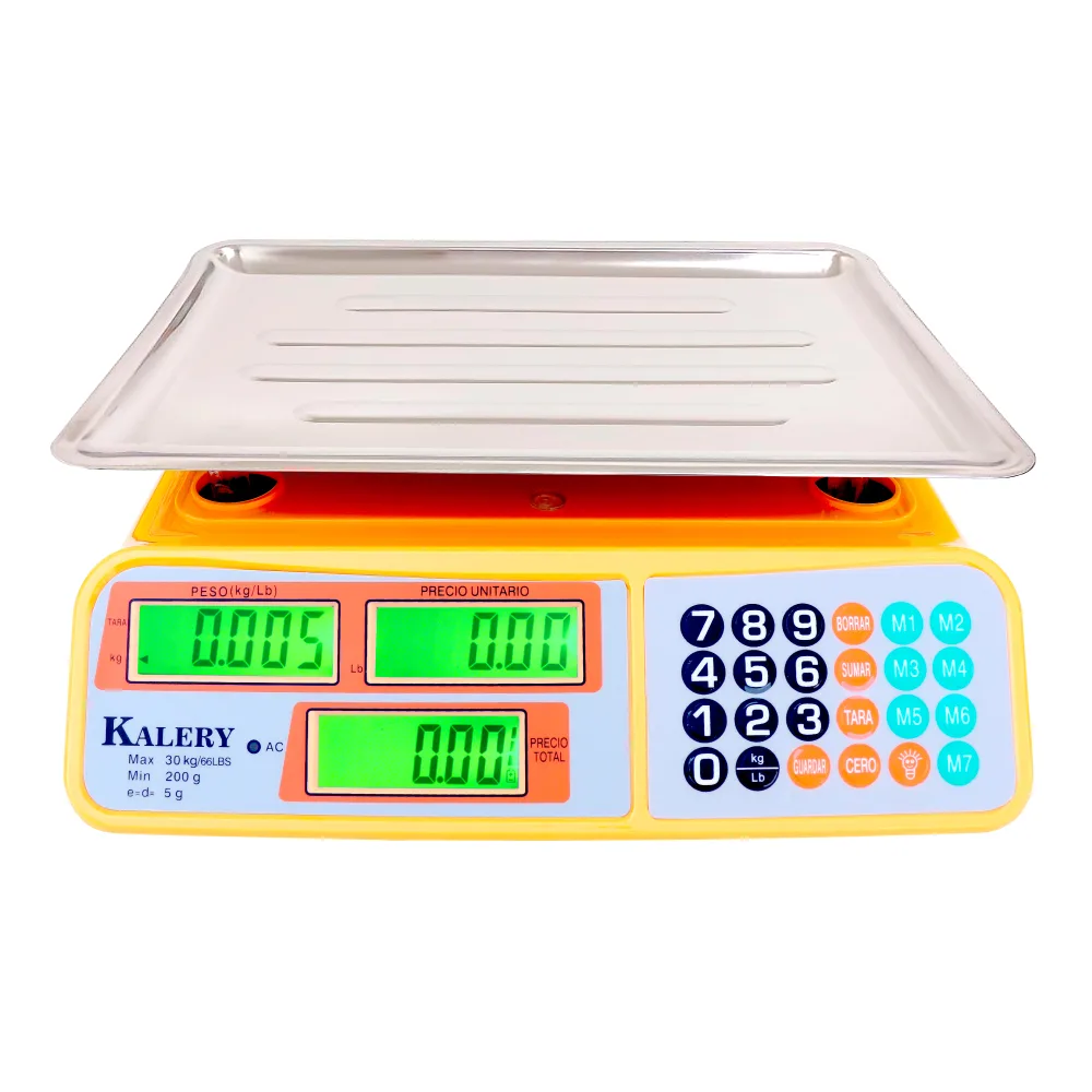 Balanza Comercial Kalery ACS-806T de 40 Kilos