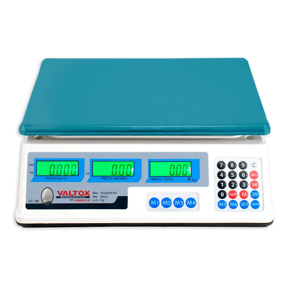 Balanza Comercial Valtox LC-30 de 30 Kilos
