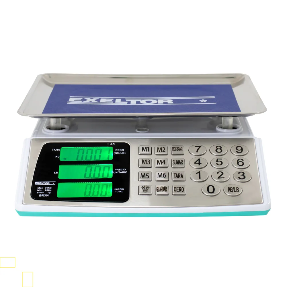 Balanza Comercial Exeltor BR301 de 30 Kilos