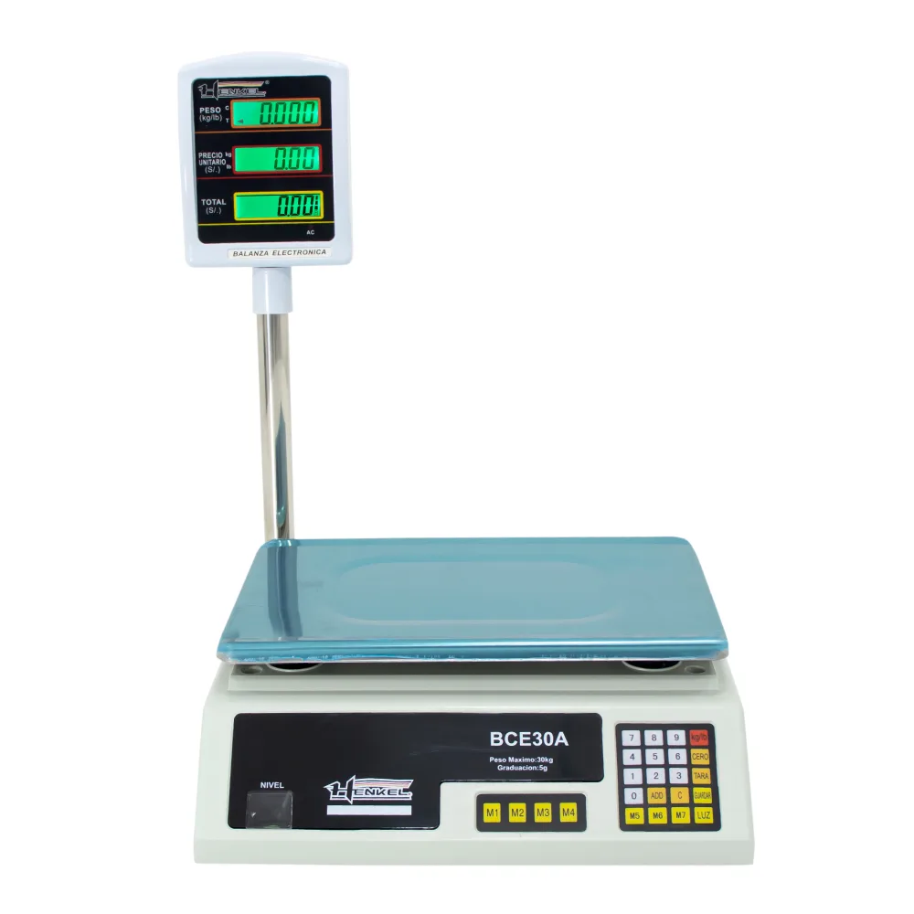 Balanza Comercial Henkel BCE30A de 30 Kilos