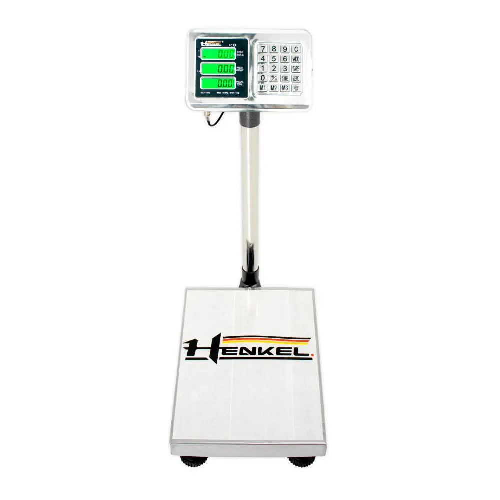 Balanza de Plataforma Henkel BCH150V de 150 Kilos 40 x 30 cm